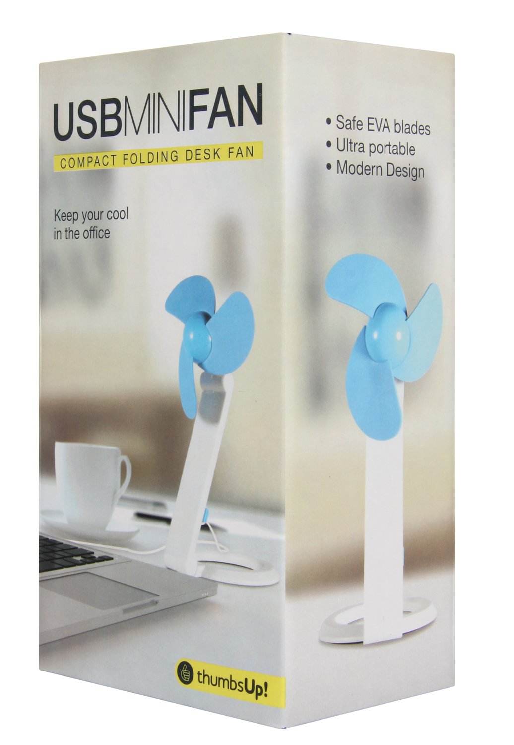 EAN 5060280494093 - Thumbs Up 0001219 aparato USB Azul claro, Blanco Ventilador imagen 3