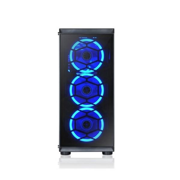 L-Link Caja Pc Atx Avatar Led Azul Usb 3.0 Ventana Transparente