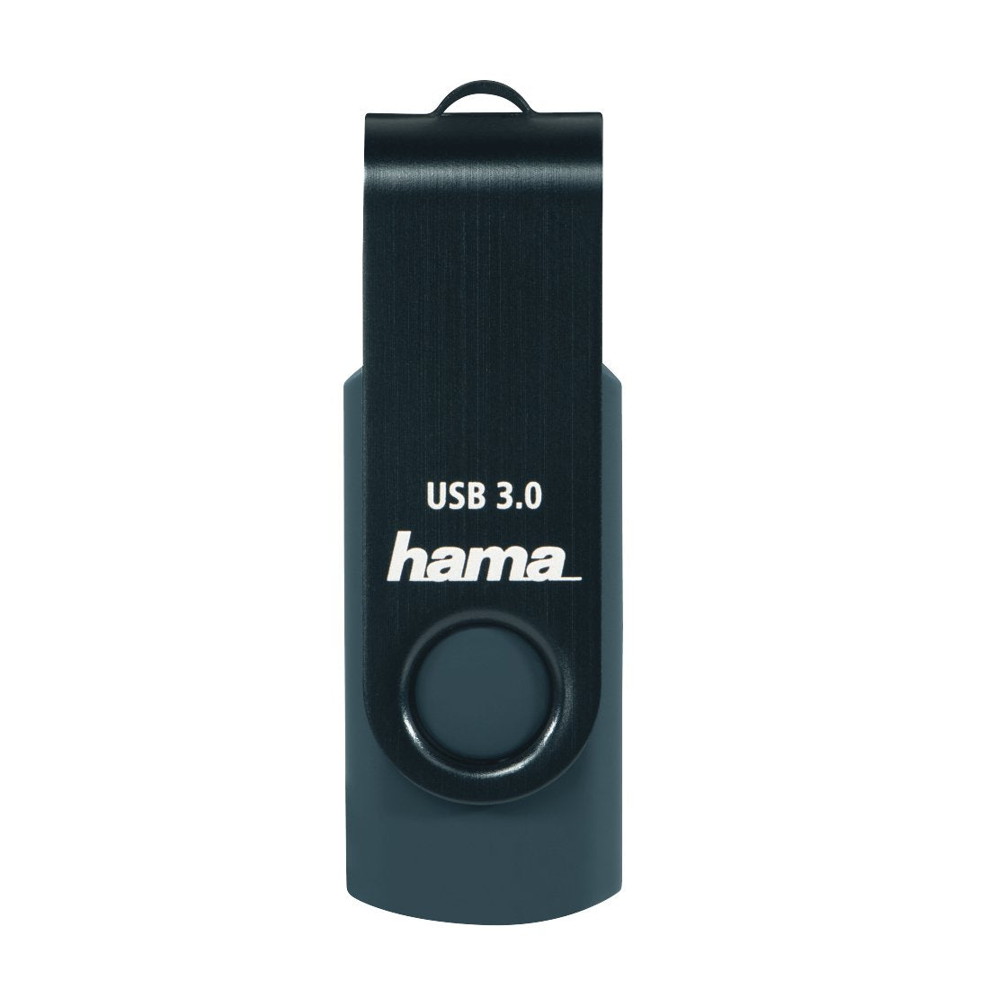 Hama Rotate Memoria Pendrive Usb 3.0 - 256gb De Capacidad - 90mb/S De Transferencia - Tapa Giratoria - Cuerpo Metalico