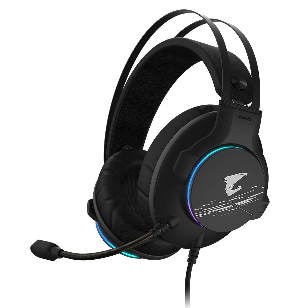 EAN 4719331551995 - GIGABYTE AORUS H1 auricular y casco Auriculares Alámbrico Diadema Juego USB tipo A Negro imagen 4