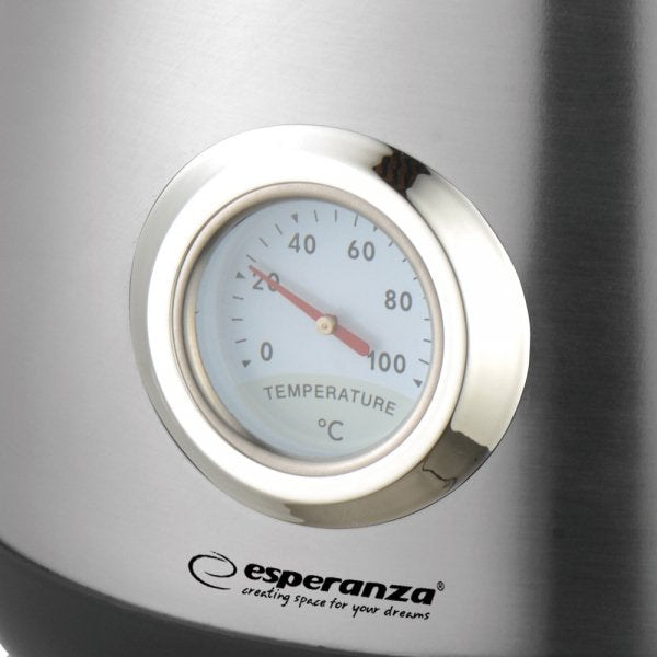 EAN 5901299956755 - Esperanza EKK029 tetera eléctrica 1,7 L 2200 W Negro, Acero imagen 4