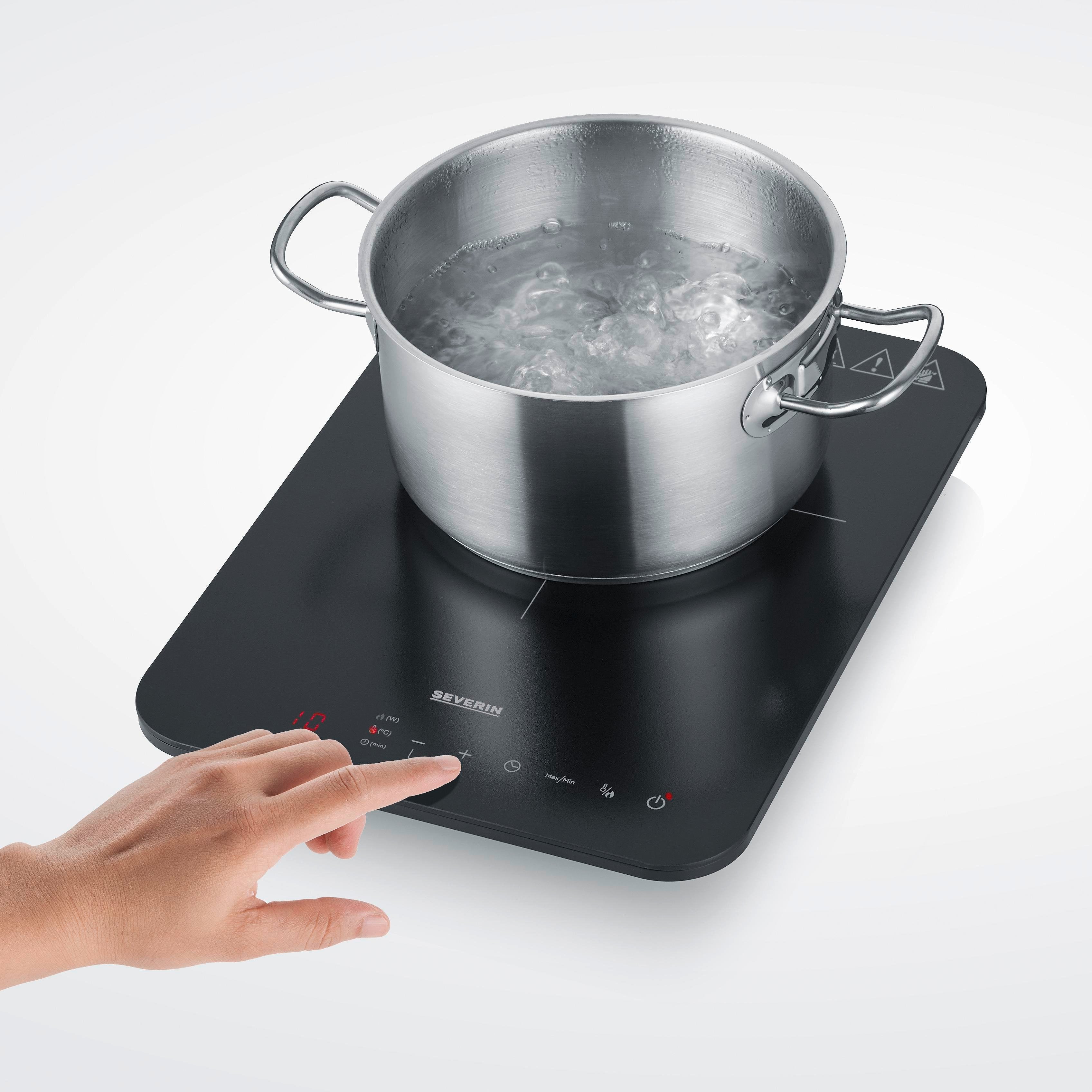 EAN 4008146046704 - Severin KP 1032 hobs Negro, Gris Encimera 28 cm Con placa de inducción 1 zona(s) imagen 4