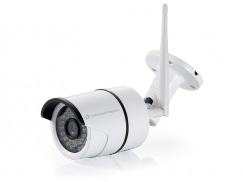 Camara Ip Conceptronic Jareth01w 1080p Qr Led Exterior / Interior Wifi Cloud Compatible Con Alexa