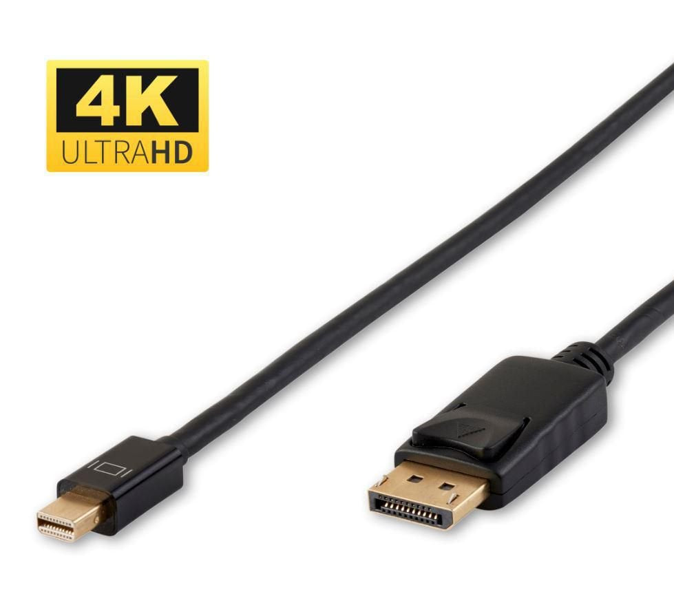 Microconnect 0.5m Mini Displayport-Displayport M-M 0,5 M Negro