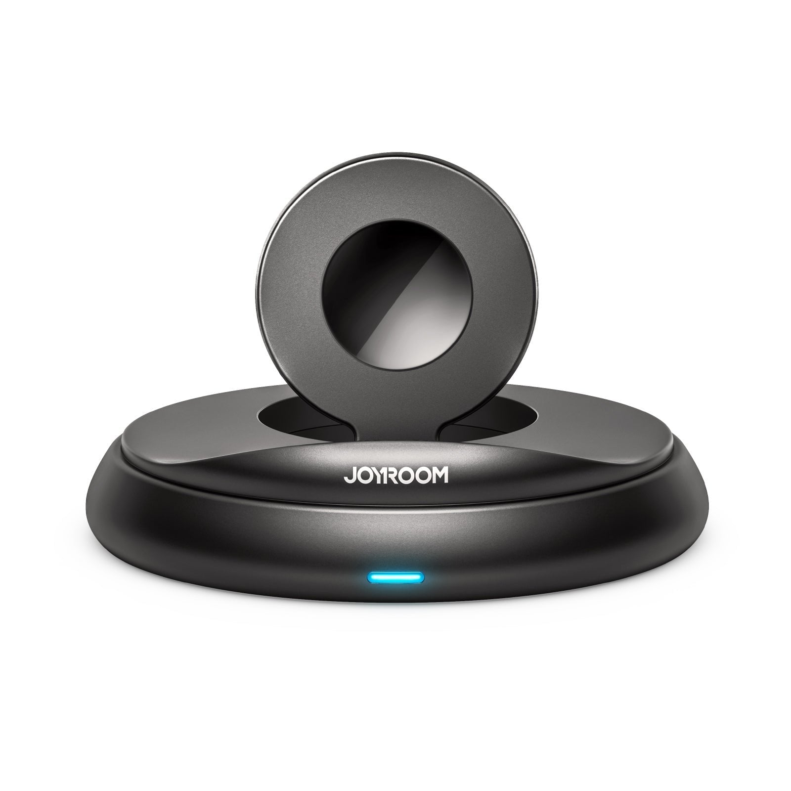 EAN 6956116725051 - JOYROOM JR-W12 cargador de dispositivo móvil Reloj inteligente Negro USB Cargador inalámbrico Interior imagen 1