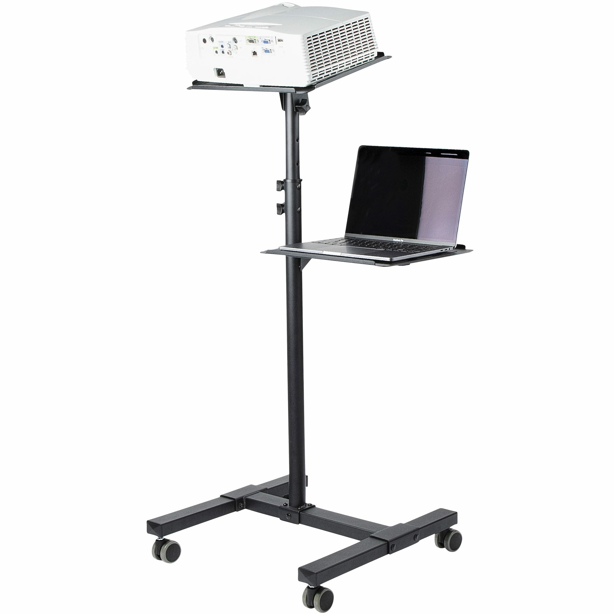 EAN 0065030889964 - StarTech.com ADJPROJCART mueble y soporte para dispositivo multimedia Negro Carro para administración de imagen 3