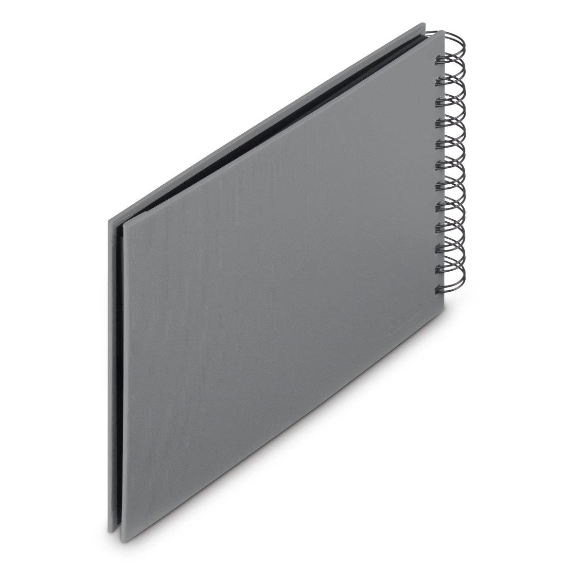 Hama Fine Art Spiral Steingrau 24x17 50 Schwarze Seiten 9839