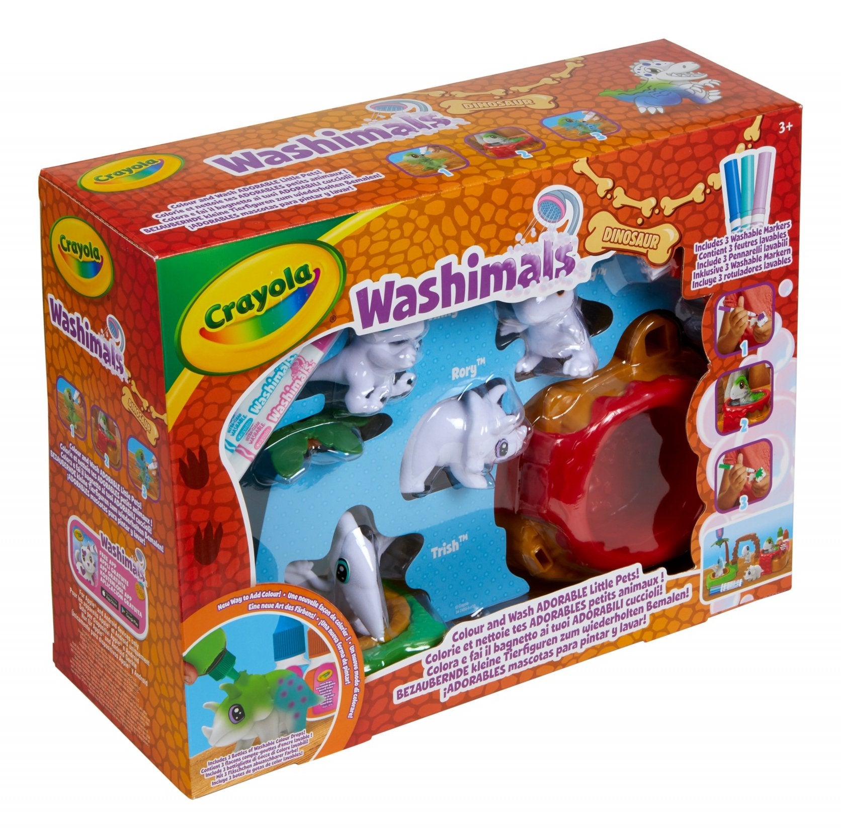 Zestaw Washimals Dinozaury