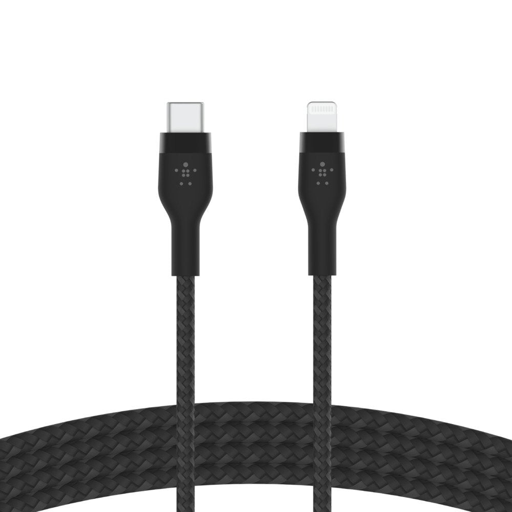 Usb-C To Ltg_braid Silic 3m Black