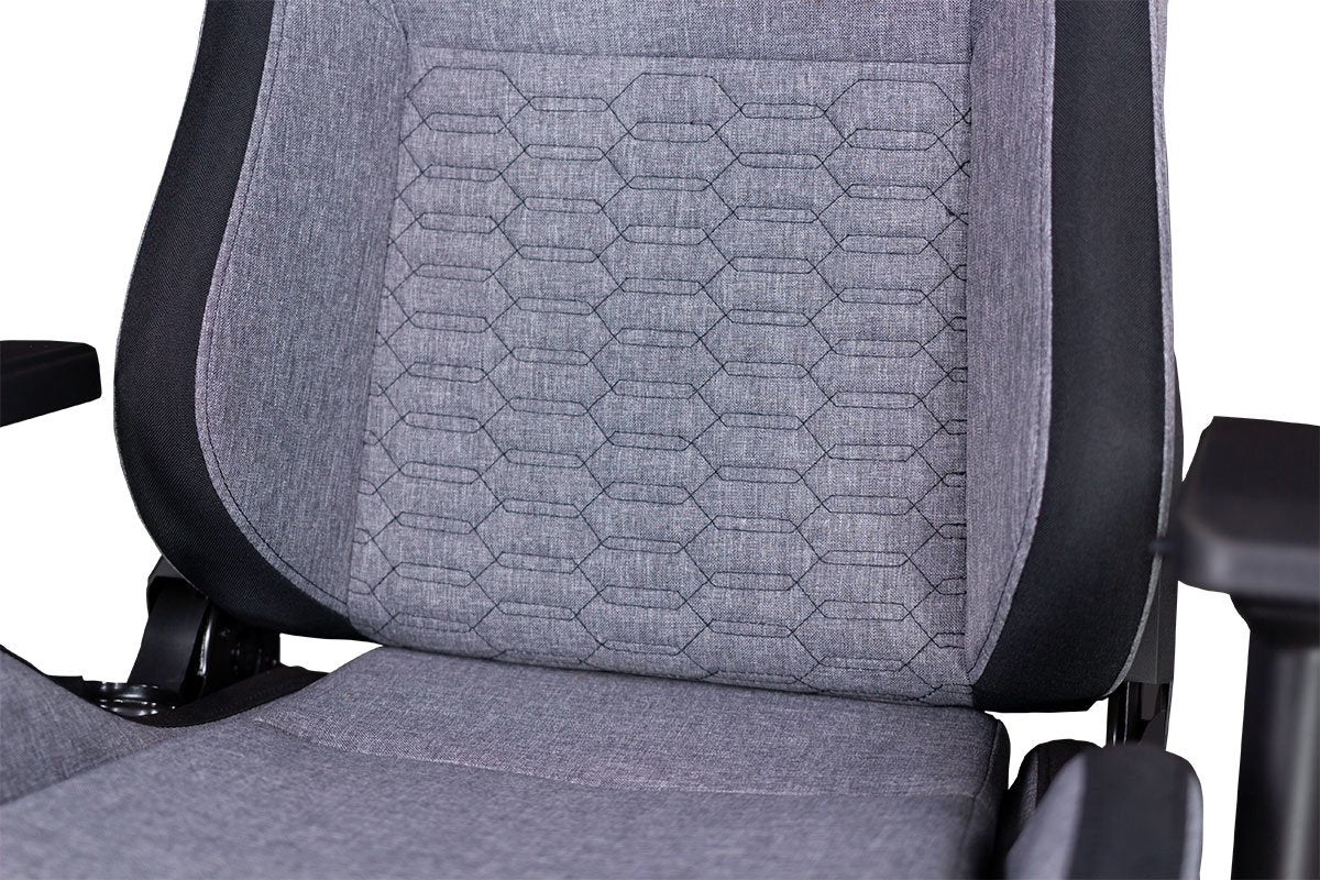 Talius Silla Raptor Gaming Negra/Gris 4d, Frog, Base Metal, Ruedas Nylon, Hasta 170kg