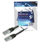 Mediarange Cable De Red Cat6 Utp Negro 1.5m