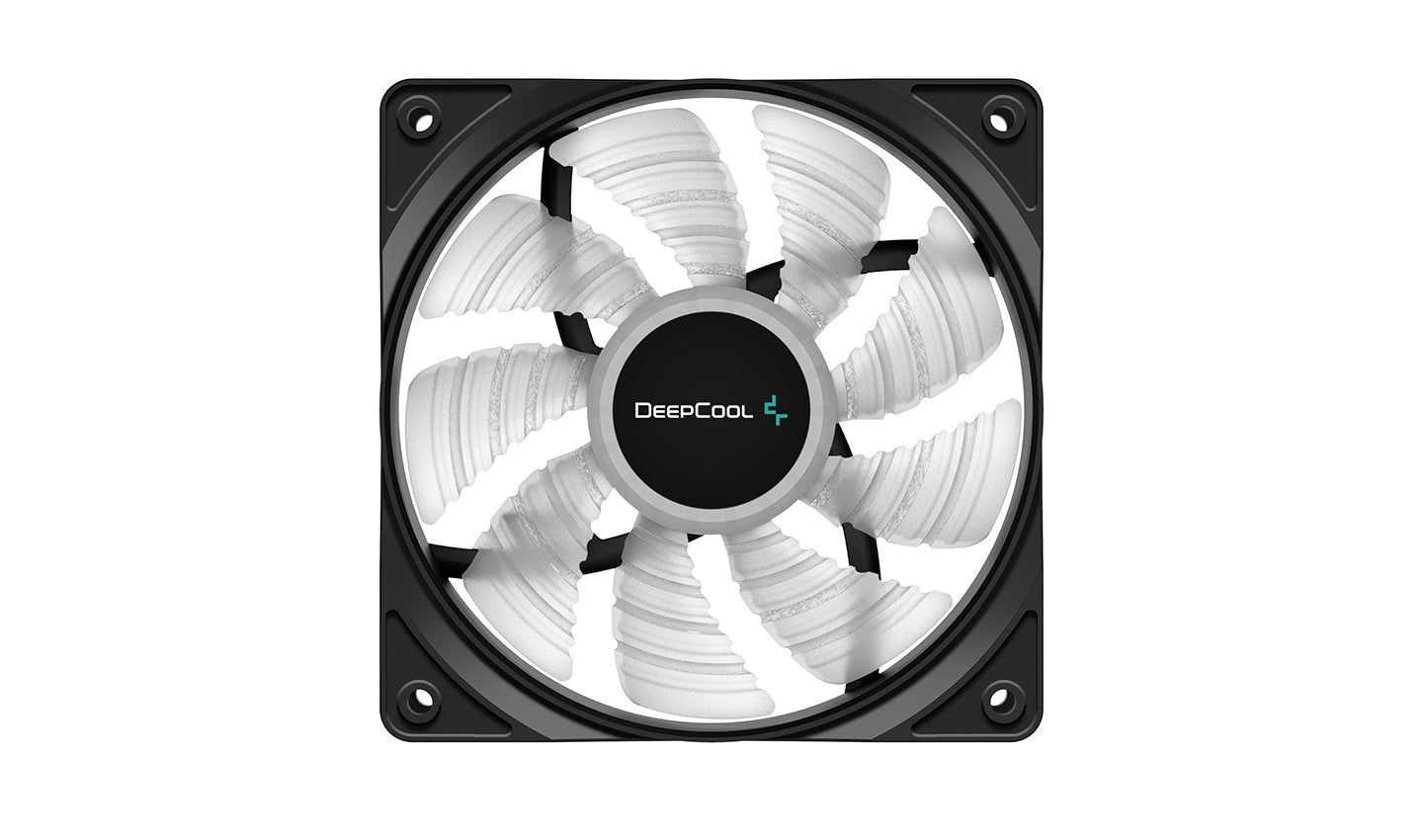 Deepcool Rf120b Carcasa Del Ordenador Ventilador 12 Cm Negro, Translúcido 1 Pieza(S)