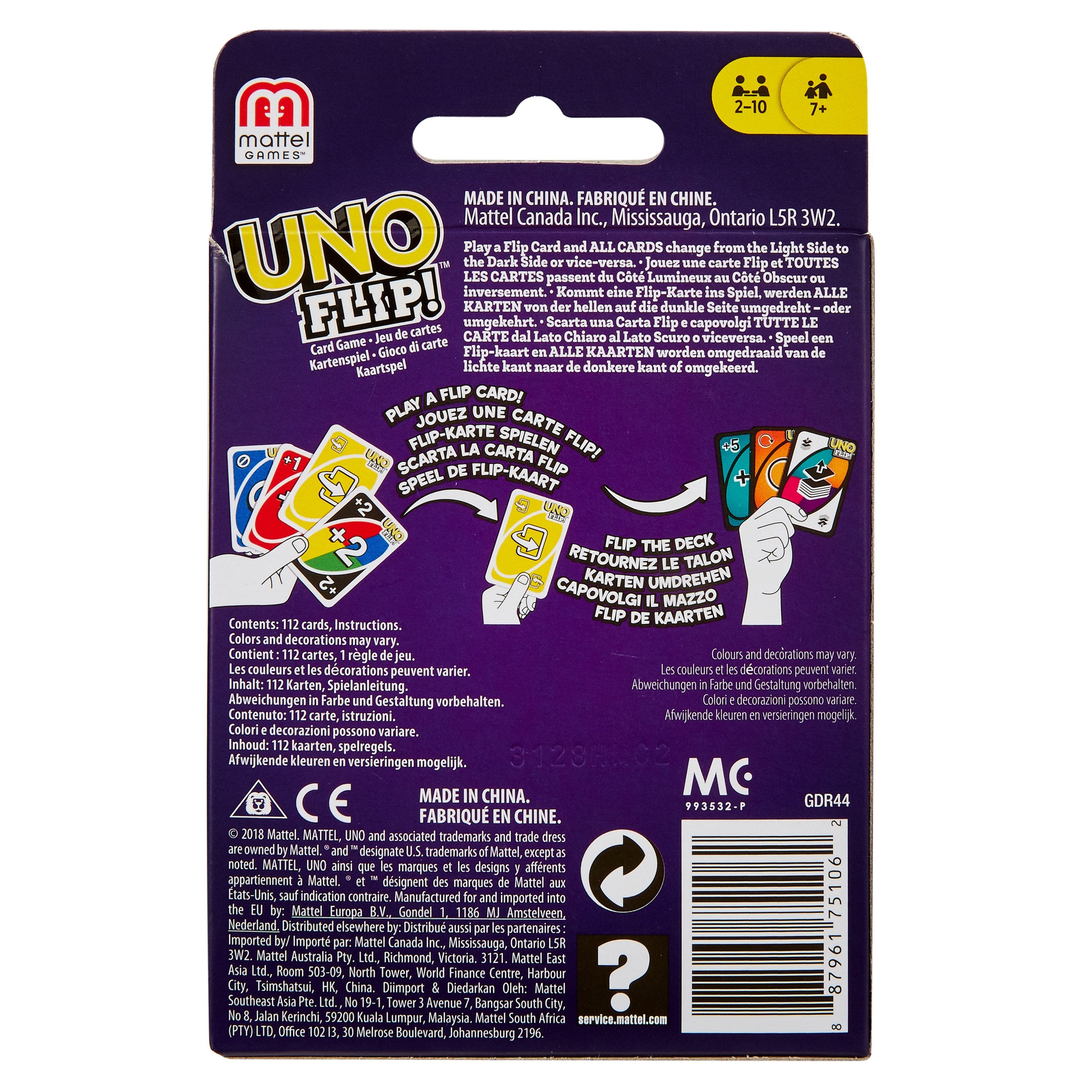 Mattel Uno Flip!, Juego De Cartas Gdr44