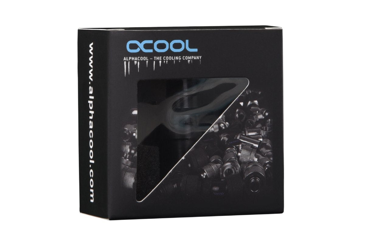 Alphacool Icicle Acoplamiento De Liberación Rápida G1/4 Ig - Negro Profundo (Negro Mate))