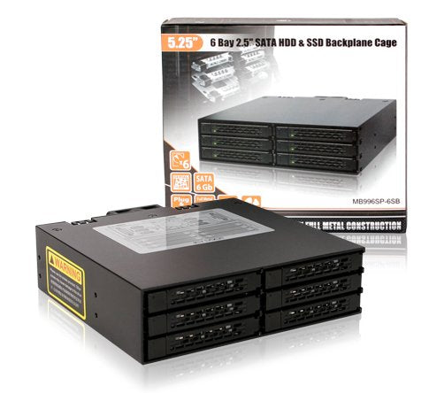 EAN 4711132869095 - Icy Dock MB996SP-6SB unidad de disco multiple 0 TB Negro imagen 6