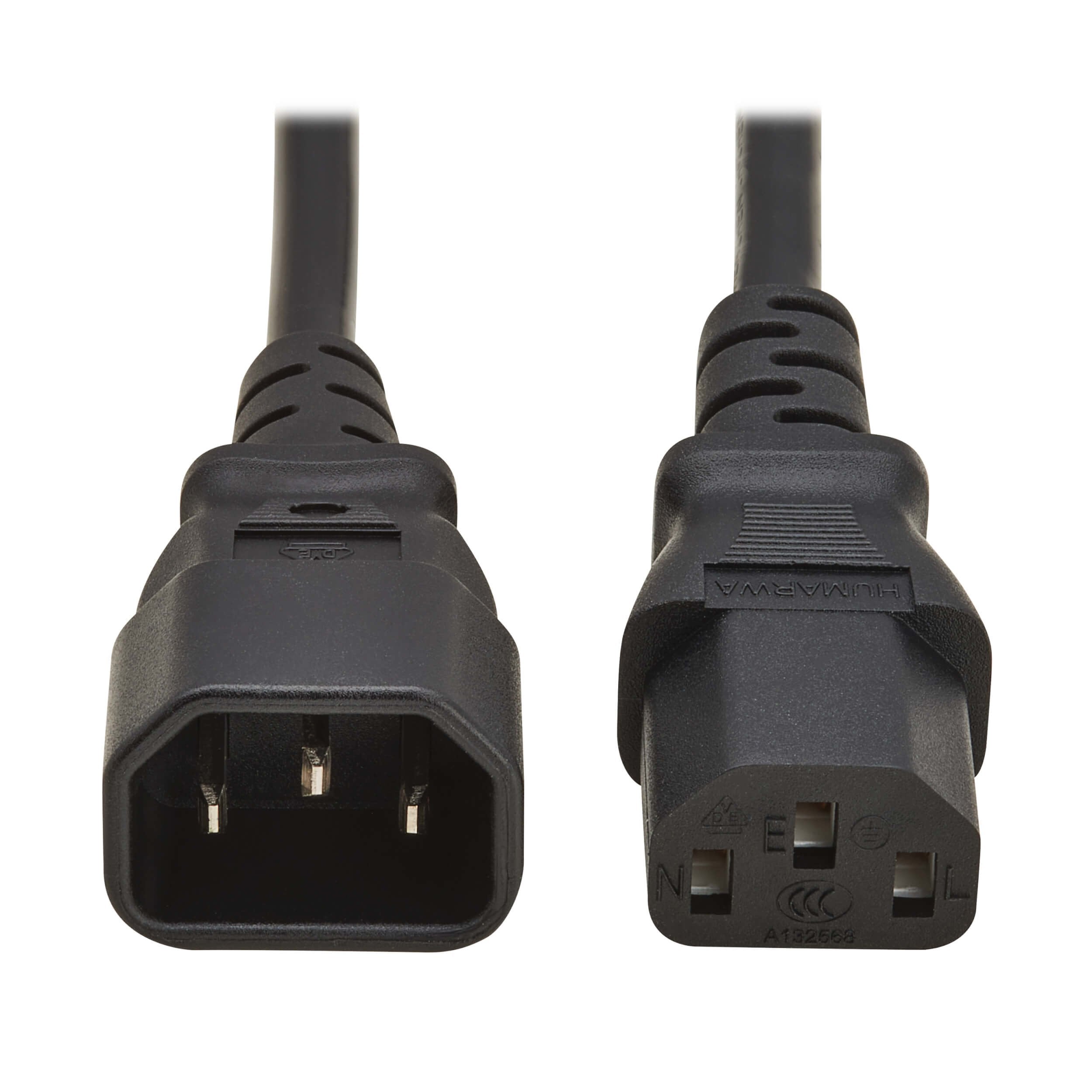 Eaton Tripp Lite Pdu Power Cord C13 To C14 10a 250v H05vv-F 2m Black