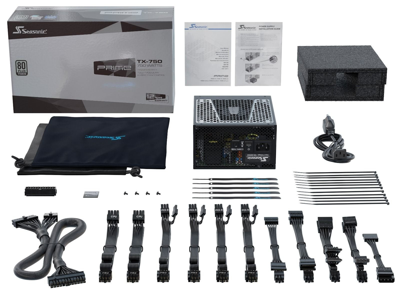 Fuente De Alimentación Seasonic Prime Ti 750 750w 80plus Titanium