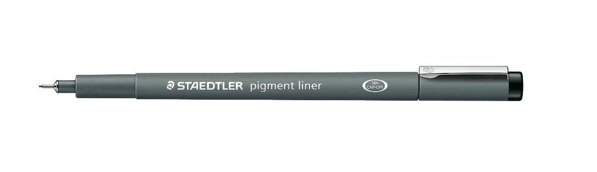 Staedtler Pigment Liner 0.3mm Negro 10 Piezas