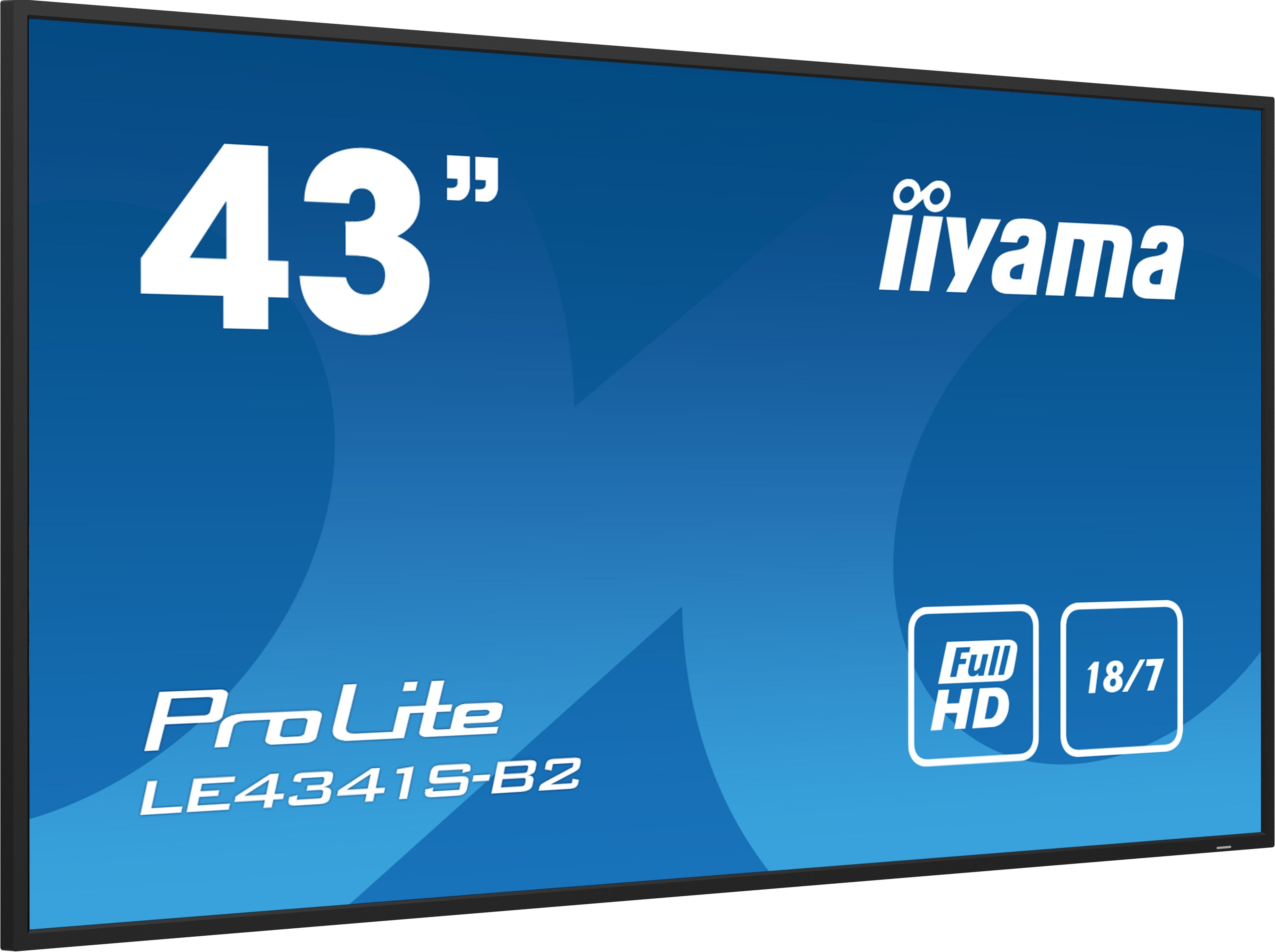 EAN 4948570123513 - iiyama PROLITE LE4341S-B2 Pantalla plana para señalización digital 108 cm (42.5") LCD 350 cd / m² Full HD imagen 1