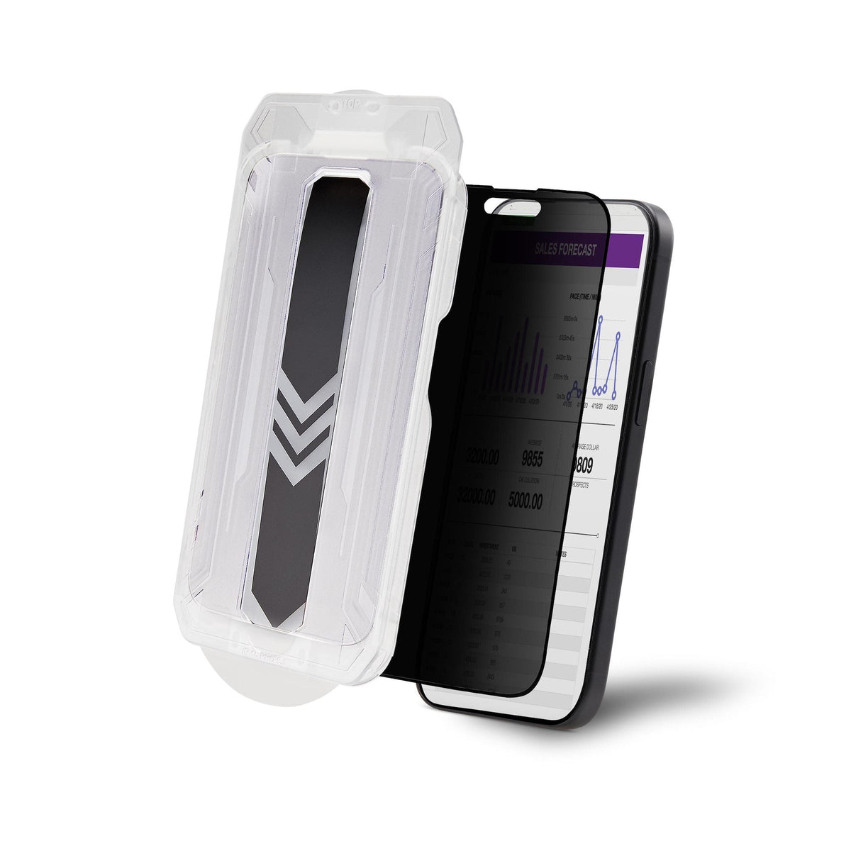 Protector De Pantalla De Privacidad De 4 Vías Startech.Com Para Apple Iphone 15 Pro Max, Vidrio Templado, Negro, Filtro De Privacidad, 56 G