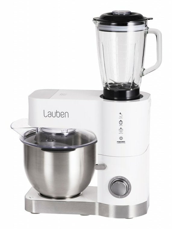 Robot Lauben Lbnkm1200wt De Cocina 1200 W 5,5 L Acero Inoxidable, Blanco