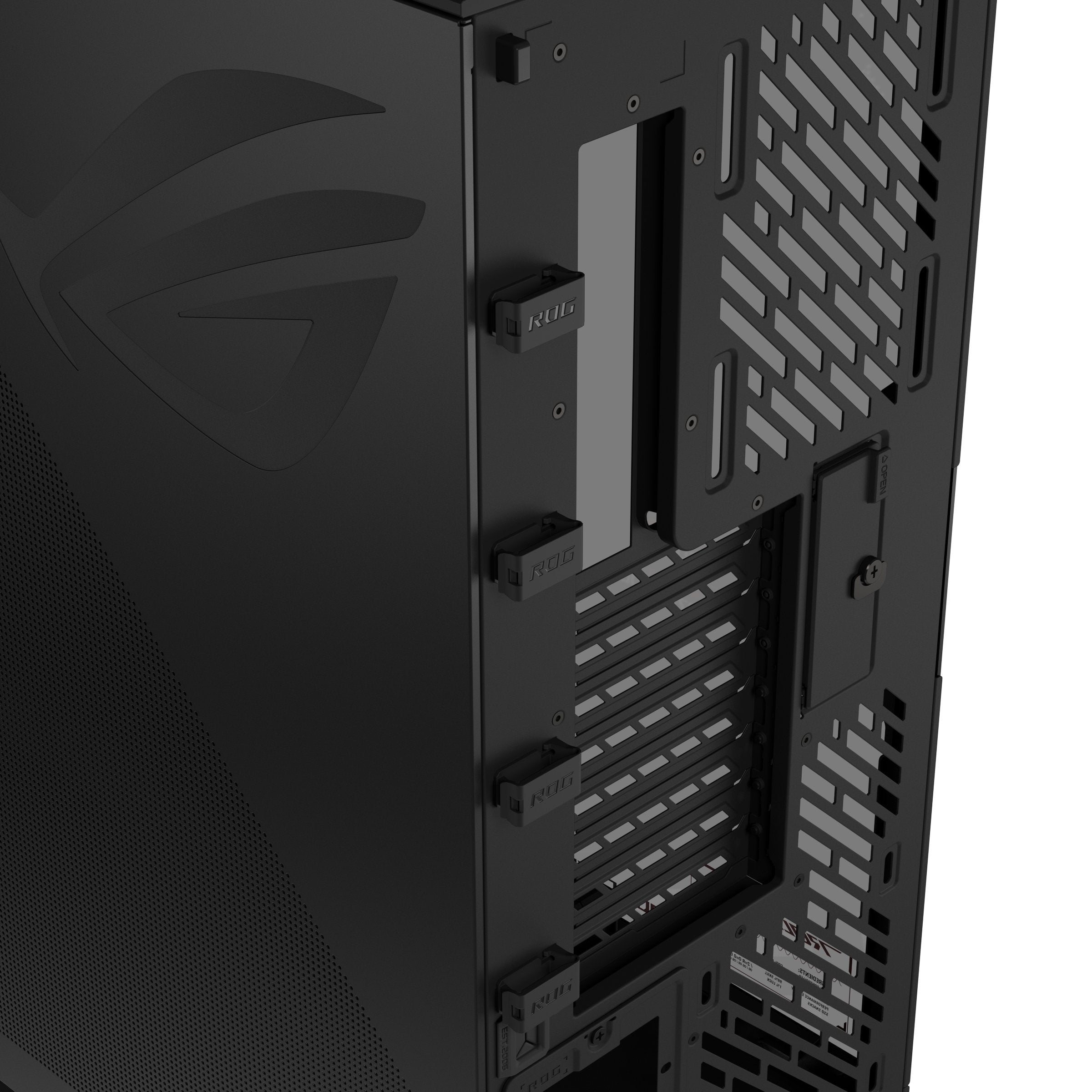 Asus Rog Cronox Gr801 Curve Tg Argb Black Midi Tower Negro