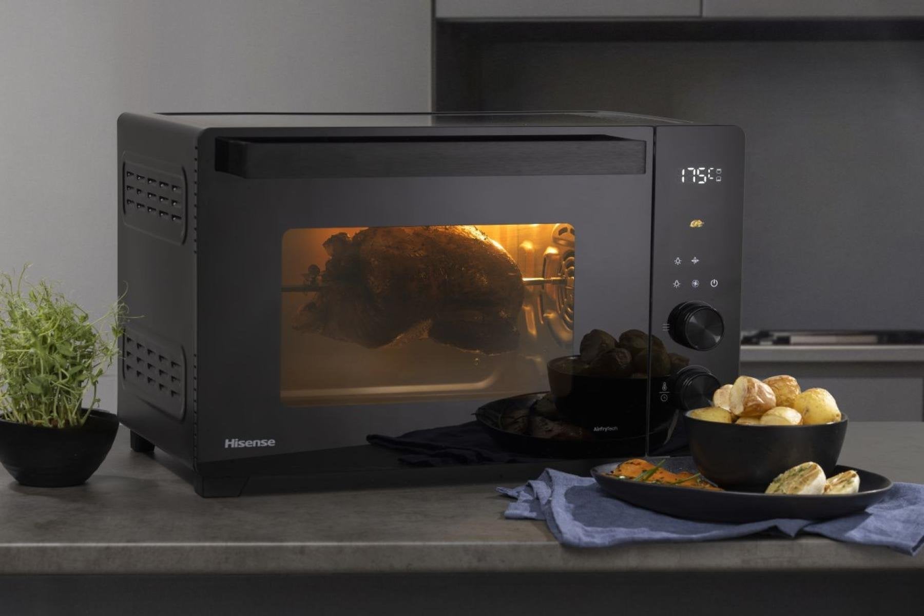 Hisense Miniofen Hom30af (Negro, 1.800 Watt, 30 Liter) Hom30af