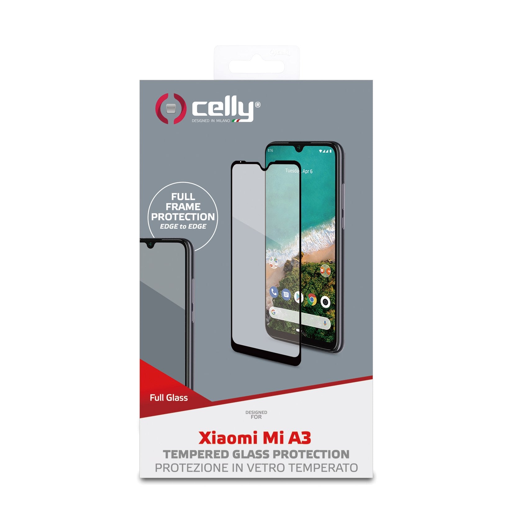 EAN 8021735754176 - Celly FULLGLASS873BK protector de pantalla o trasero para teléfono móvil Xiaomi 1 pieza(s) imagen 2