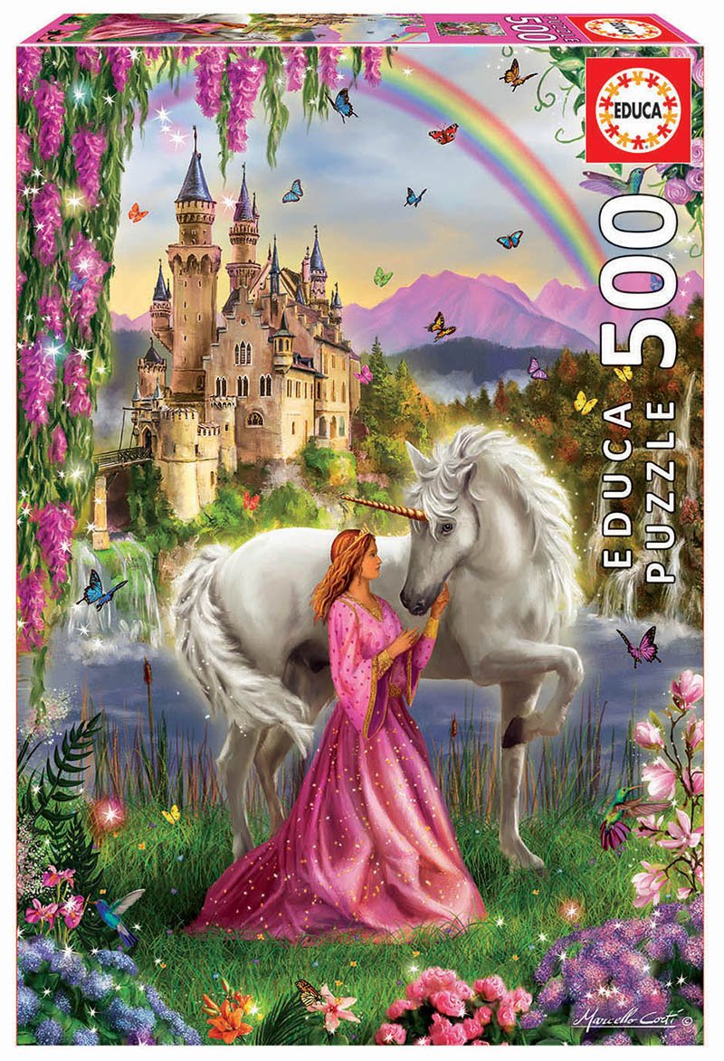 Puzzle Hada Y Unicornio 500pzs