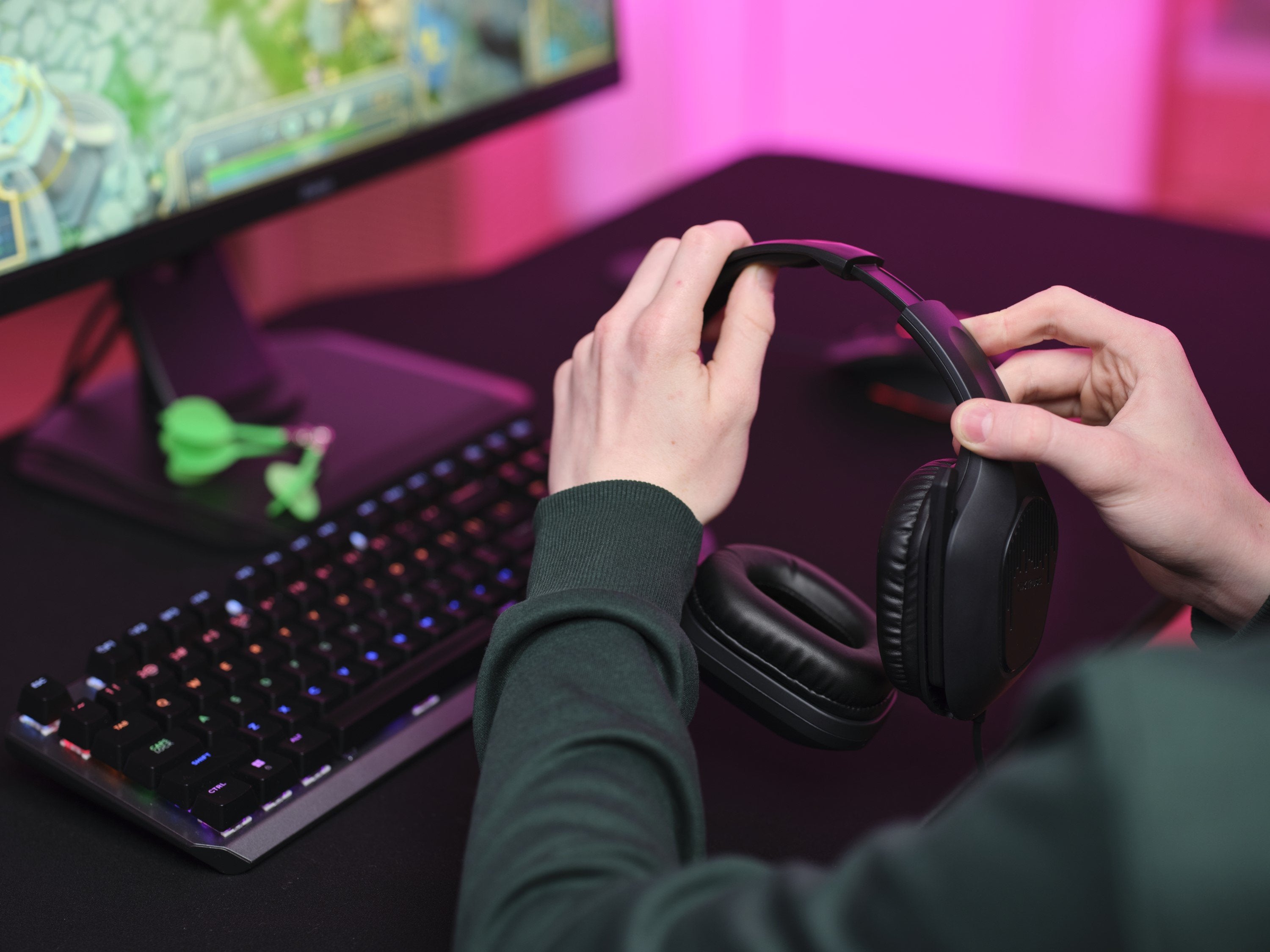 Auriculares Gaming Con Micrófono Trust Gaming Gxt 415 Zirox Jack 3.5 Negros