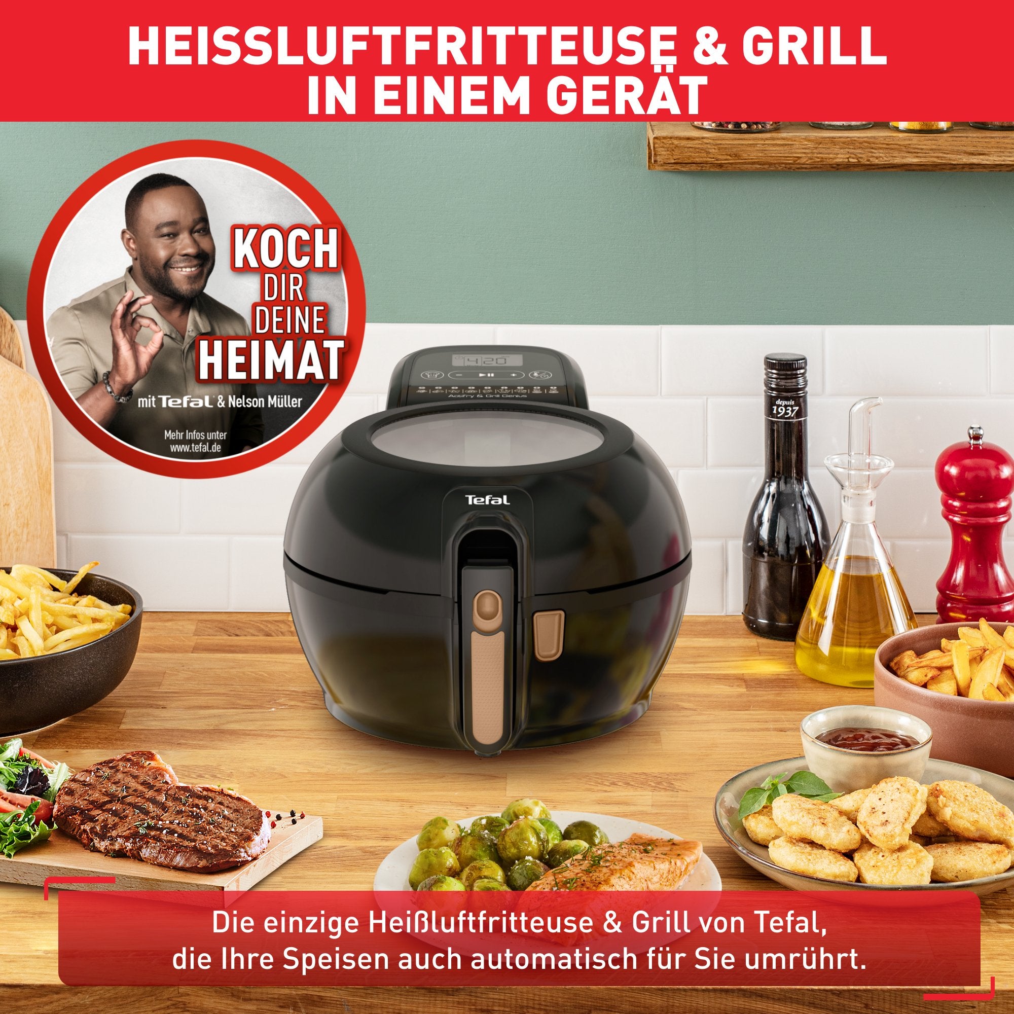 EAN 3045380023260 - Tefal ActiFry FZ775810 freidora Sencillo Independiente 1520 W Freidora de aire caliente Negro imagen 3