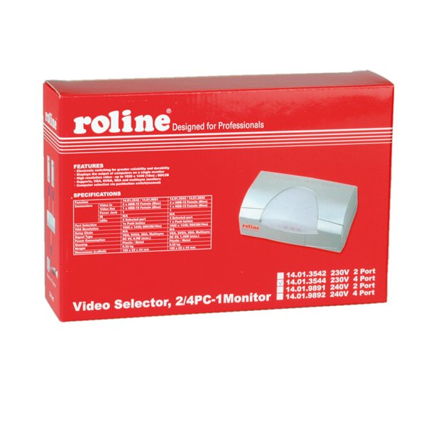 Roline Vga Video Switch, 4-Way