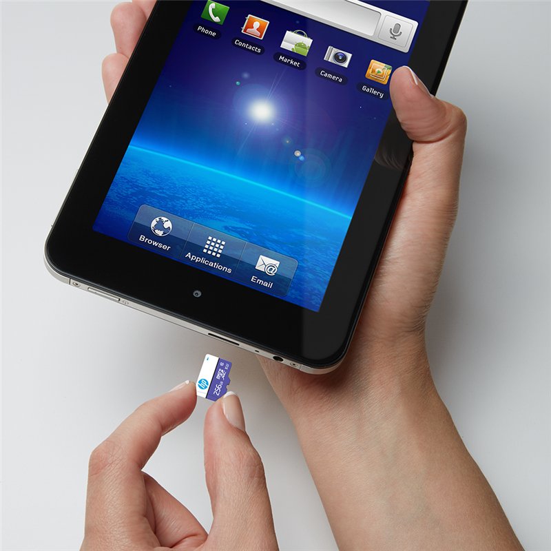 Hp Tarjeta Micro Sdxc 256gb Uhs-I U3 Clase 10 + Adaptador Sd