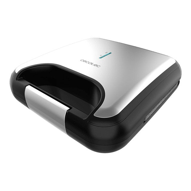 Cecotec Rock?Ntoast Classic+ Sandwichmaker (Edelstahl/Negro, 800 Watt, Para 2 Personen) 2963