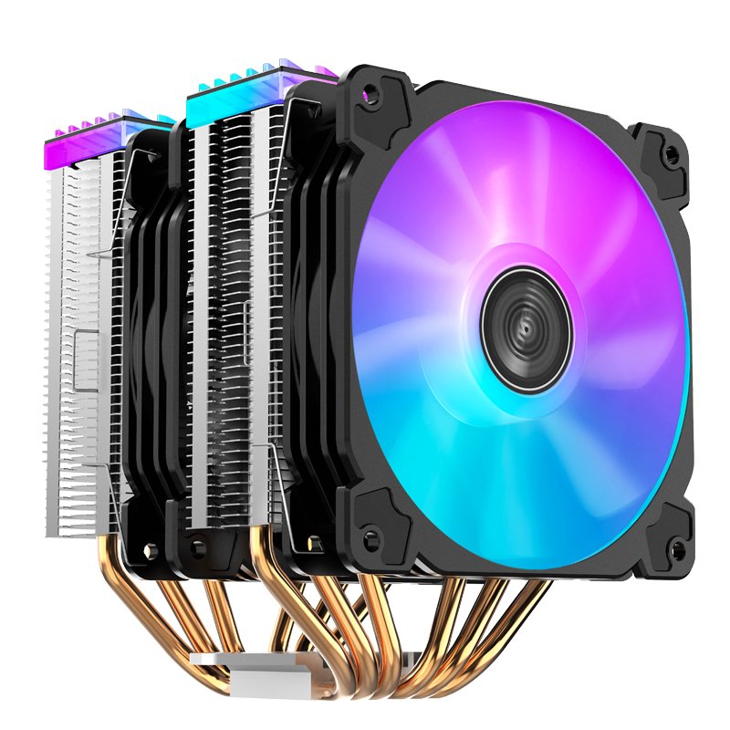 K Jonsbo Cr-2000 Gt Cpu Disipador Dual Tower, Argb - 2x 120mm, Negro