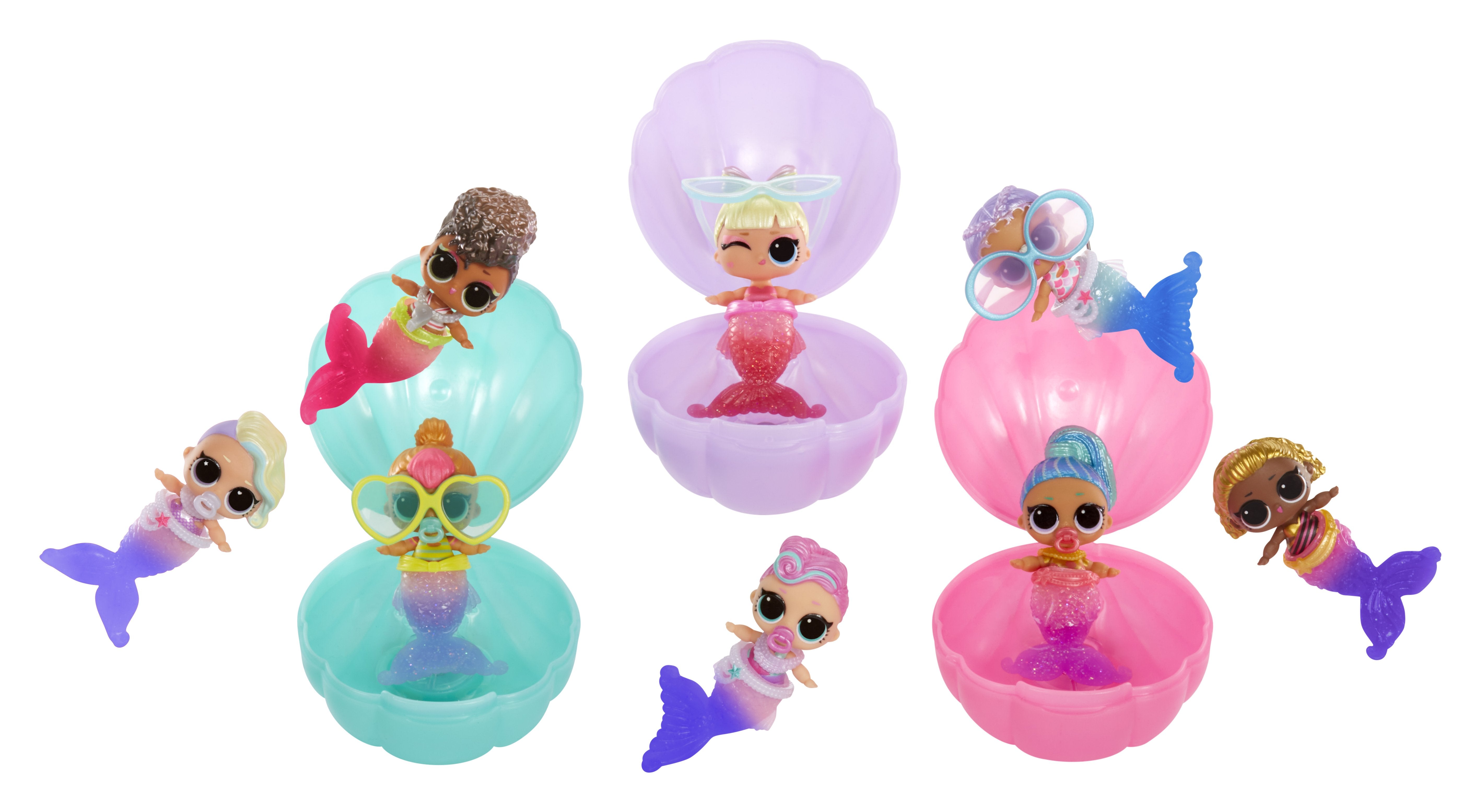 EAN 0035051515760 - L.O.L. Surprise! Mermaids! Baby Sisters with Color Tails imagen 3