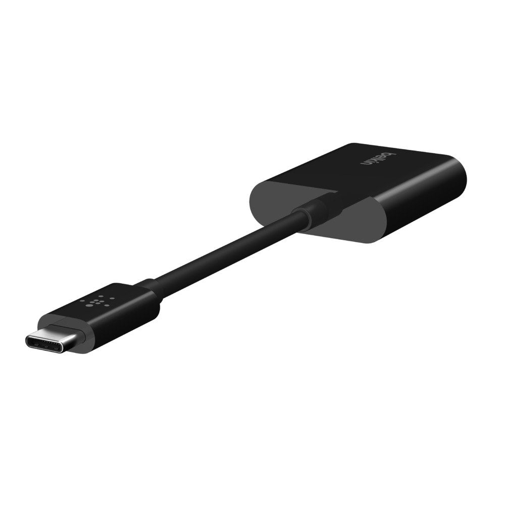 Belkin Rockstar Connect Usb-C Audio + Adaptador De Carga Negro