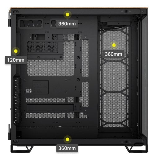 EAN 0840006688846 - Corsair CC-9011282-WW carcasa de ordenador Midi Tower Negro, Nuez imagen 3