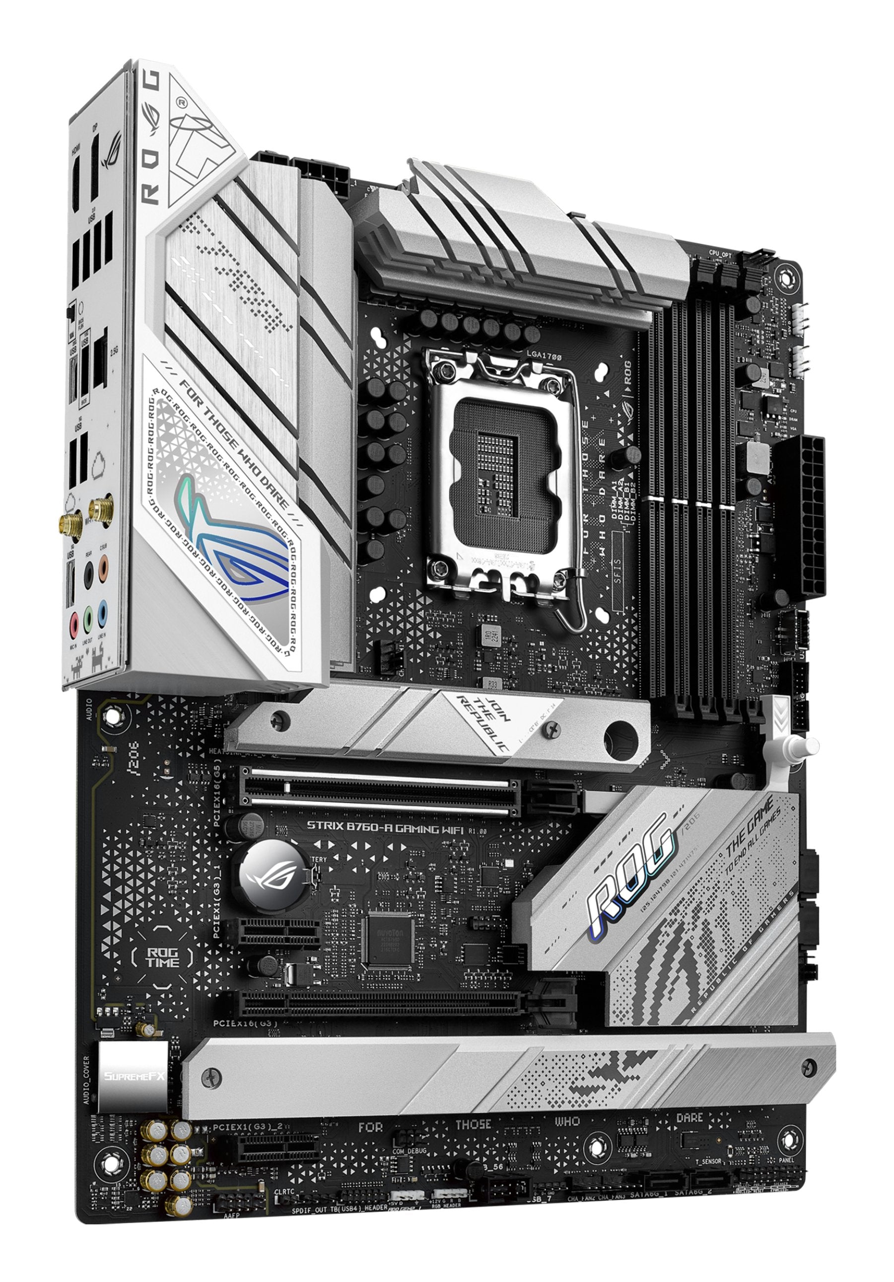 Placa Asus Rog Strix B760-A Gaming Wifi,Intel,1700,B760,4ddr5,128gb,Hdmi+Dp,4sata+3m.2,3usb 3.2+2usb-C,2.5gb+Wifi6e+Bt5.3,Atx
