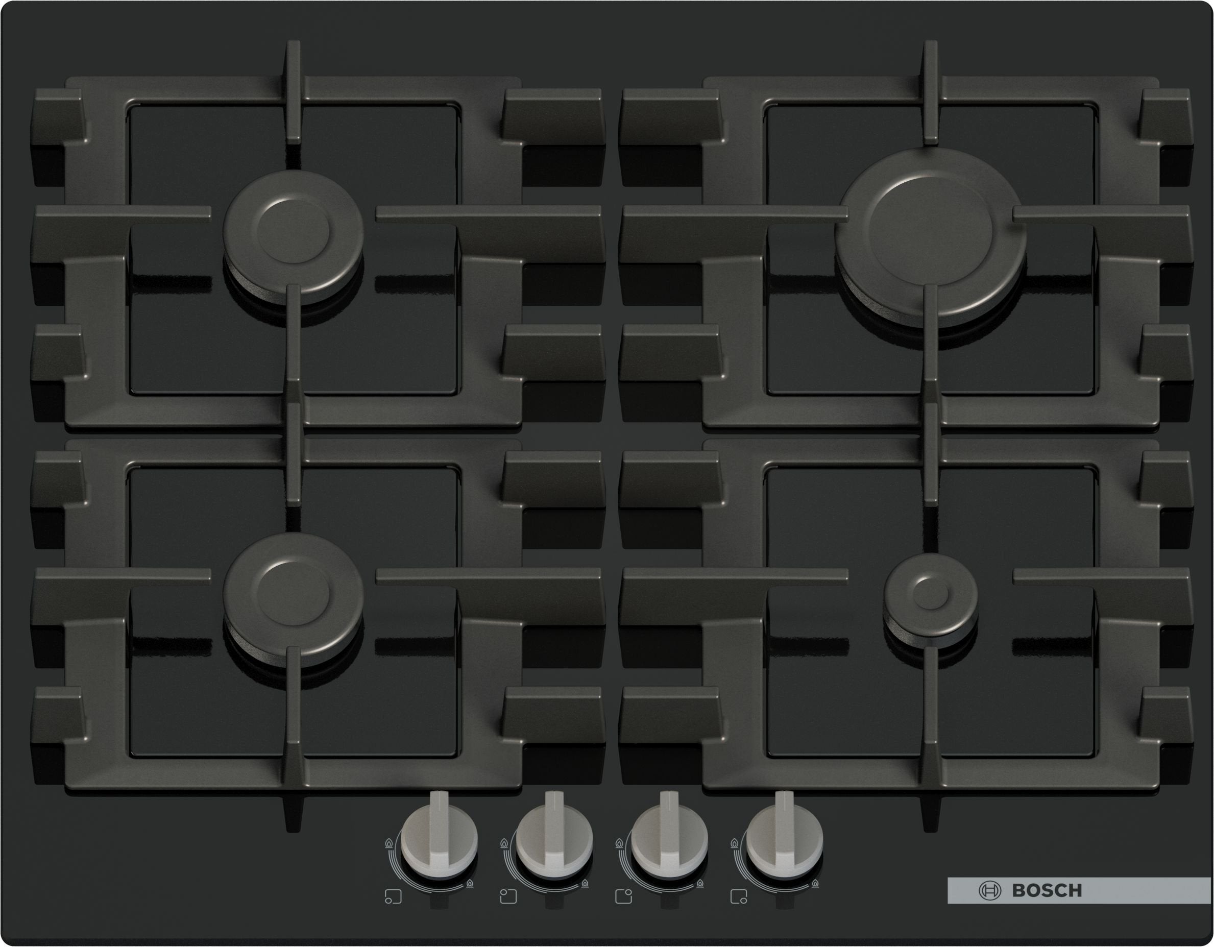 EAN 4242005437856 - Bosch Serie 4 PNP6B6K40 hobs Negro Integrado 60 cm Encimera de gas 4 zona(s) imagen 2
