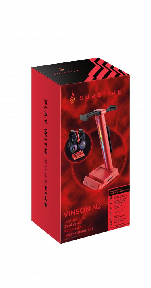 Verbatim Support Auriculares N2 Rvb Rojo