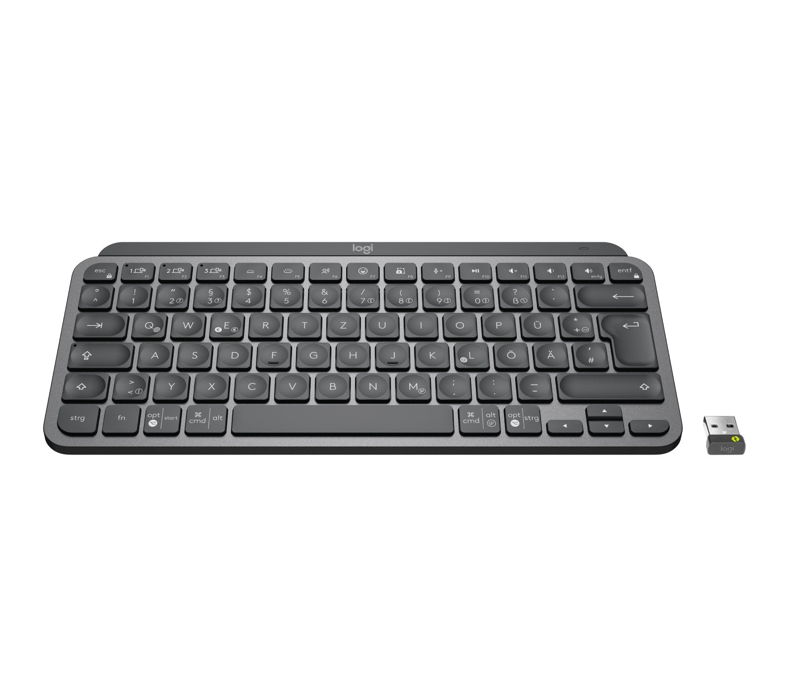 EAN 5099206101463 - Logitech MX Keys Mini For Business teclado Oficina RF Wireless + Bluetooth QWERTZ Alemán Grafito imagen 2