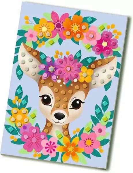 Ravensburger Becreative - Diy Mosaic Handicraft Set My Bambi, Jugando 25534