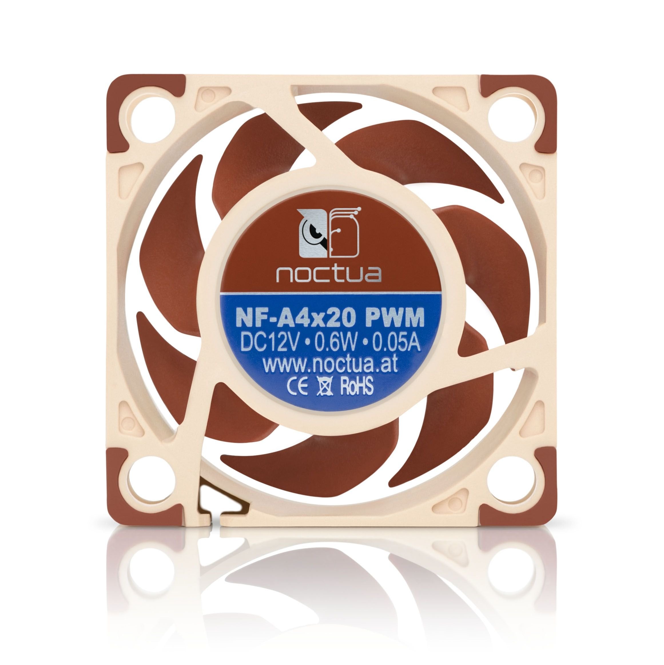 EAN 0841500110109 - Noctua NF-A4x20 PWM Carcasa del ordenador Ventilador 4 cm Beige, Marrón imagen 3