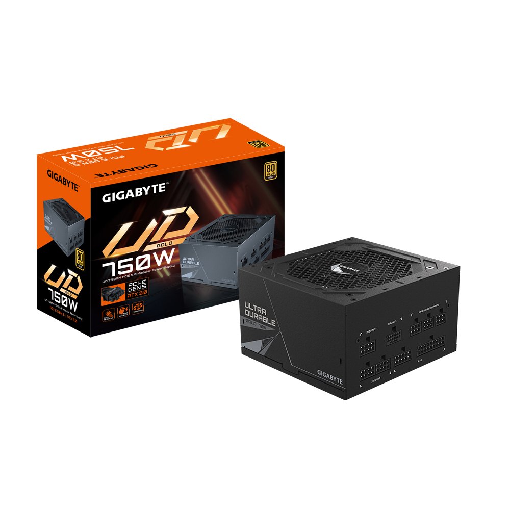 EAN 0810075657869 - GIGABYTE UD750GM PG5 unidad de fuente de alimentación 750 W 20+4 pin ATX ATX Negro imagen 7