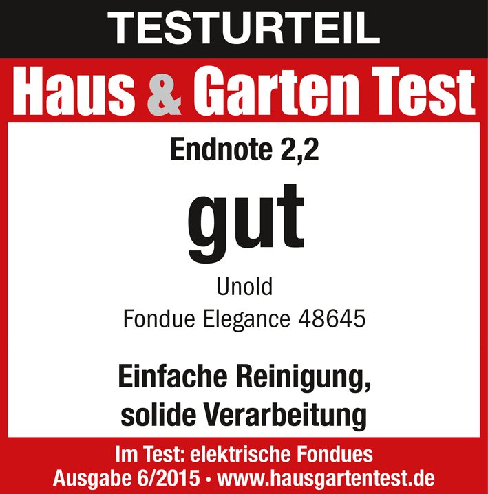 EAN 4011689486456 - Unold 48645 fondue, gourmet y wok 1,5 L 8 personas(s) imagen 11