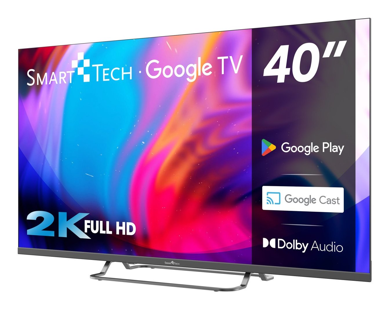 Televisión Led Smart Tech Fhd 40" 40fg01v Google Tv