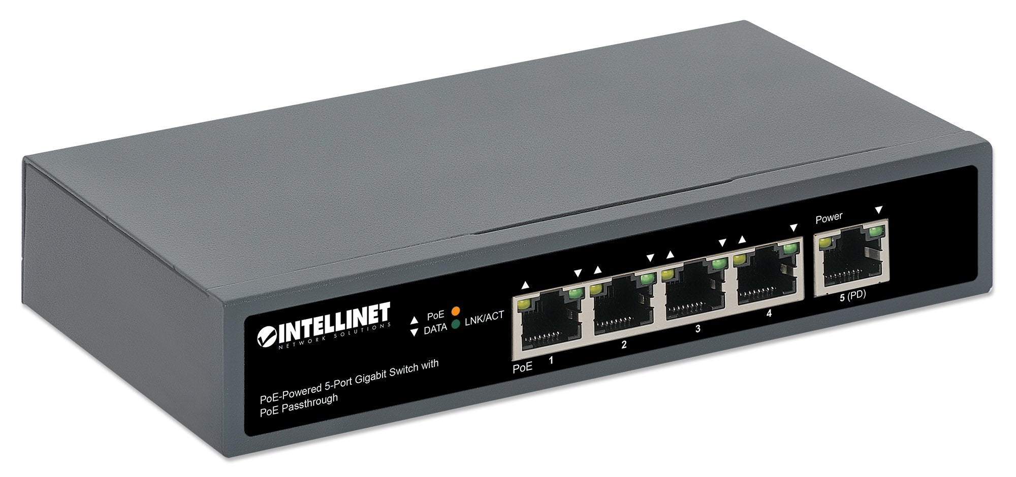 EAN 0766623561808 - Intellinet 561808 switch Gigabit Ethernet (10/100/1000) Energía sobre Ethernet (PoE) imagen 2