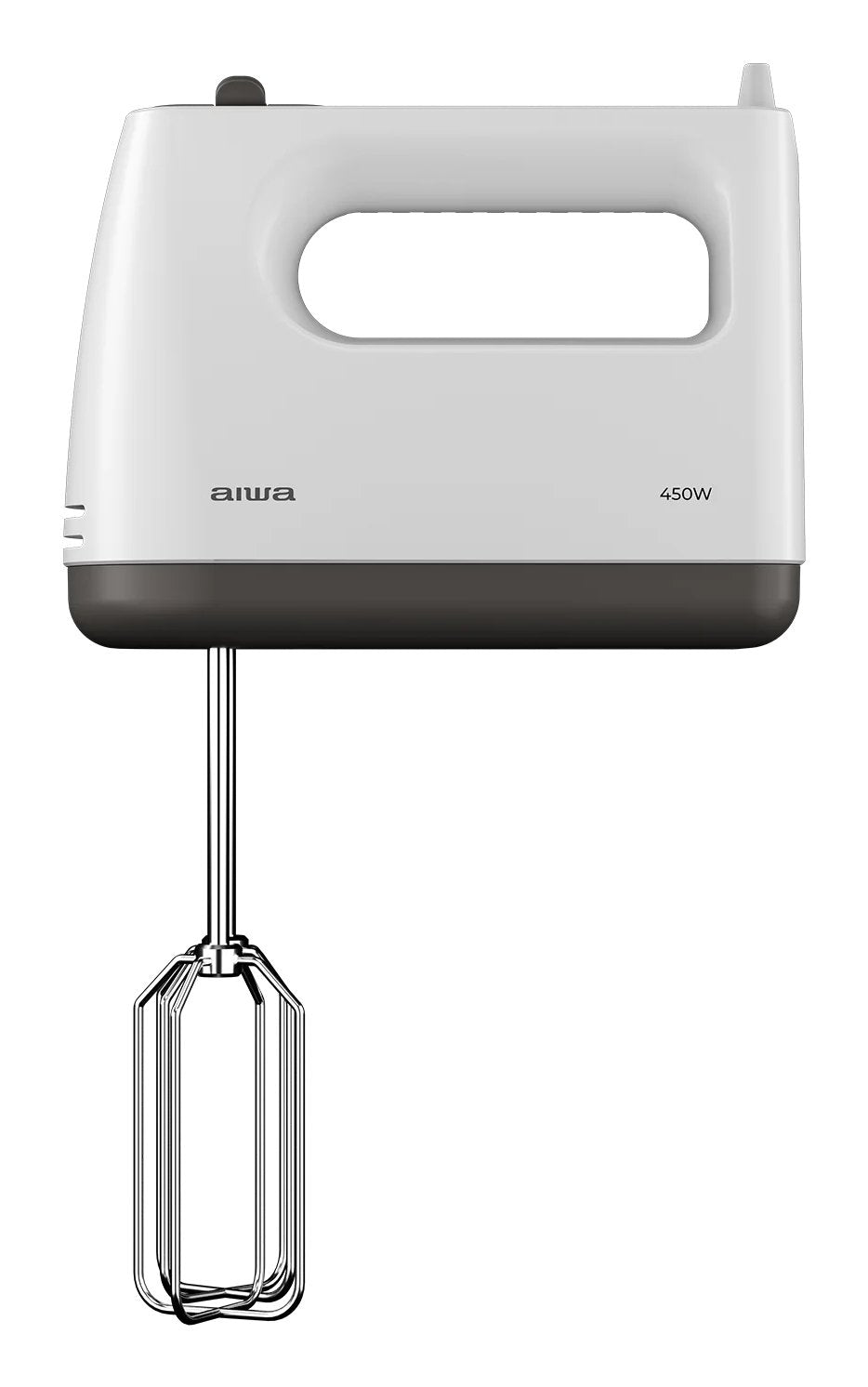 Batidora De Reposteria Aiwa Tesaberu Ahx-600 450w 5 Velocidades Turbo 2 Varillas 2 Ganchos Acero
