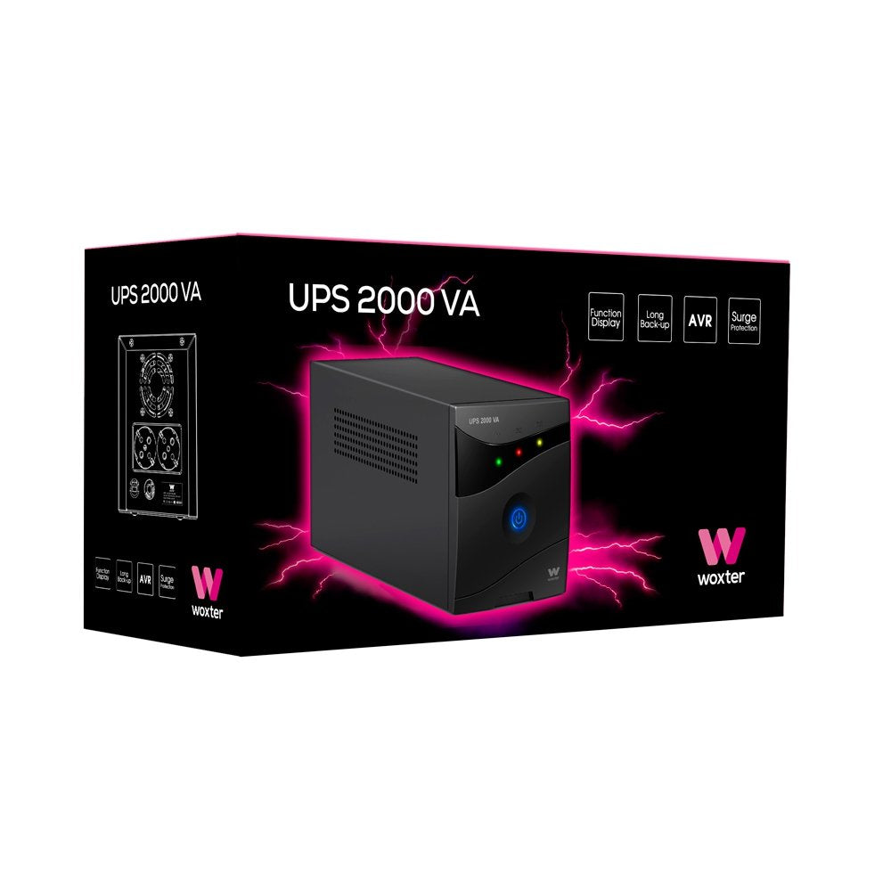 Sai Línea Interactiva Woxter Ups 2000 Va 2000va-1200w 2 Salidas Formato Torre